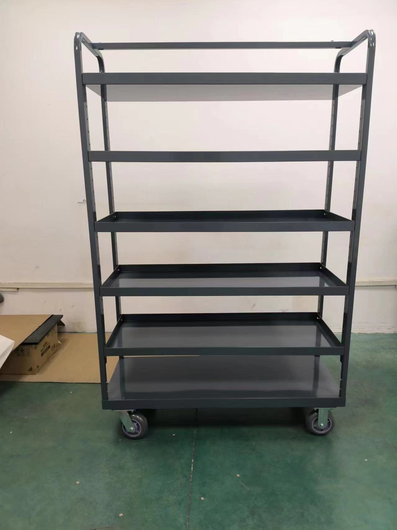 Store utility cart for replenishment and backroom use