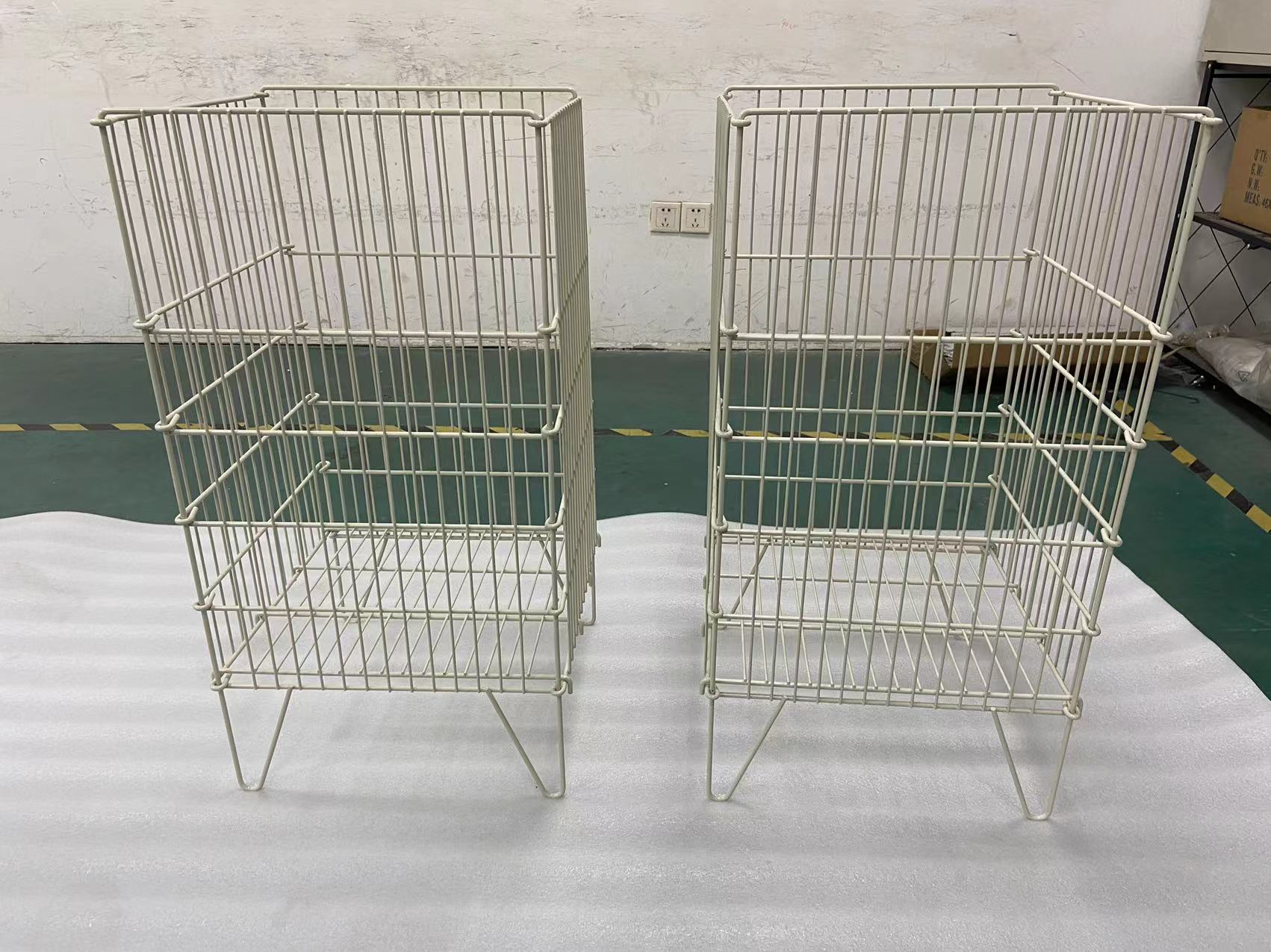 Wire display baskets