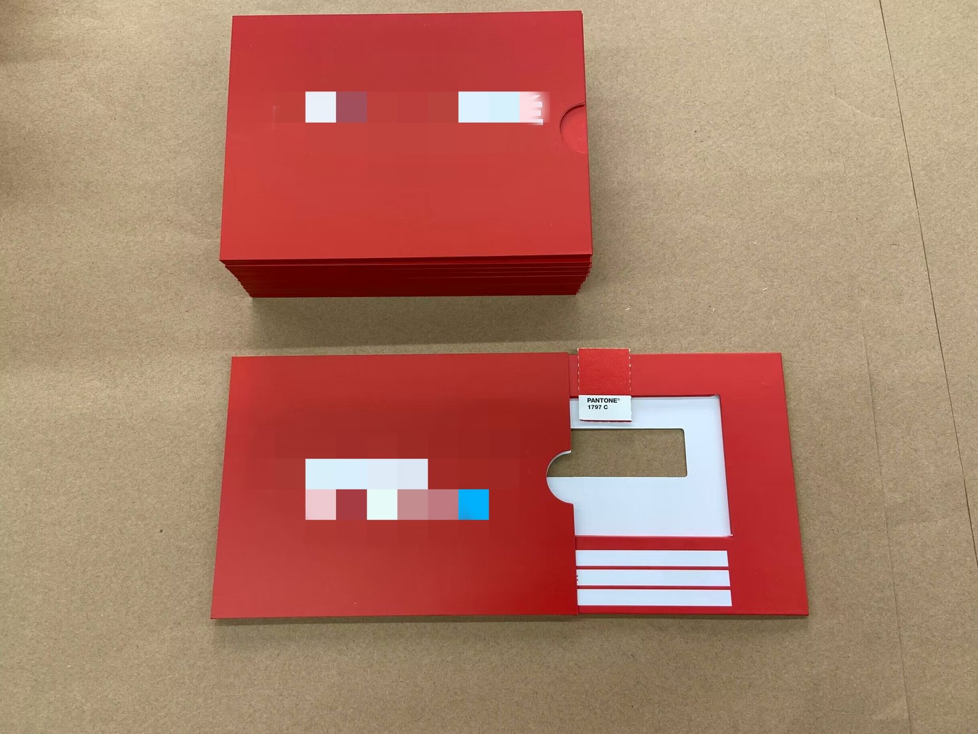 Custom printed card sleeves