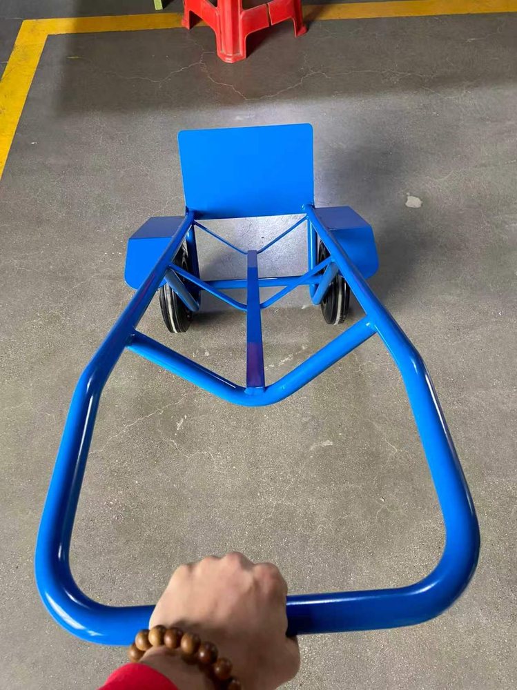 Blue hand truck product detail