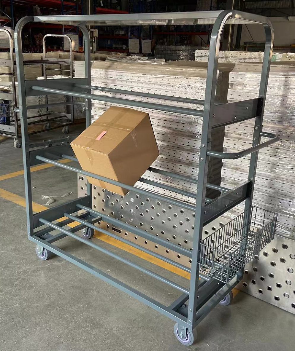 Tote picking cart